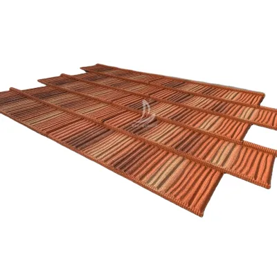 Best Selling Triple Mixed Colors Stone Coated Metal Roof Tile in Ghana Libya Malawi Somalia Market