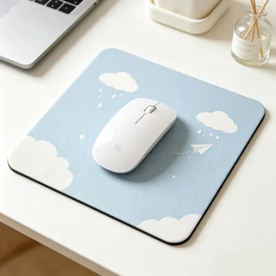 True Color Wholesale Mousepad Waterproof Custom PVC Mousepad Desktop Pad for Port Authority