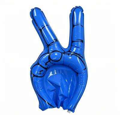 Handy Custom Print Logo Double Finger Strike Stick Palm Fan Match Competition Lala Stick Single Finger Cheering Stick