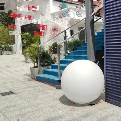 Large Ball Led Beach Ball Waterproof 16 Color Changing Outdoor Decoration Led Ball Light Garden Lights Led Solar Holiday Lighting