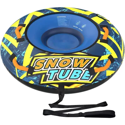 Heavy Duty Inflatable Sledding Snow Tubes with Tow Rope