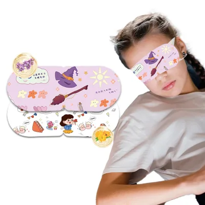 Disposable Cotton Eye Mask for Kids Steam Warm Eye Patches with Continuous Heating for 8 Hours Sheet Form