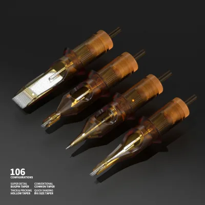 Kissure Cartridge Tattoo Needle 0.3/ 0.35MM RM Size Disposable Sterilized Cartridge Needles Supplier for Rotary Tattoo