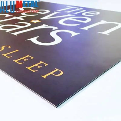 Alumetal Custom Aluminum Photo Panel Cladding Sheets 1mm/2mm/3mm Thick for Sign Boards (Shanghai Origin)