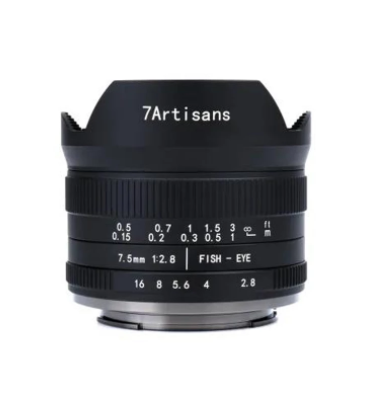 7artisans 7.5mm F2.8 II V2.0 APS-C Format Fisheye Lens With 190Angle of View for Sony E Fuji Nikon Z M4/3 Mirrorless Cameras