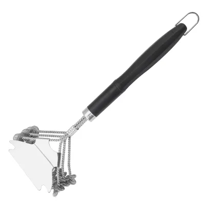 Wholesale BBQ Accessories High Quality Grill Brush Stainless Steel Oven Grill Tool Durable Material BBQ Grill Cleaning Brush