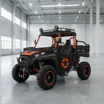 Heavy Duty 1000cc Utility UTV 4x4 Automatic 2-6Seater with Electric Dump Bed and V-Twin Engine