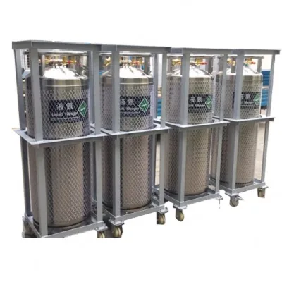 195L Cryogenic Welding Liquid Nitrogen Gas Storage Dewar Tank