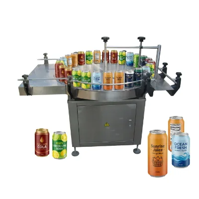 High Speed Round Bottle Turntable Turn Rotary Accumulation Table Can Unscrambling Table Jar Collecting Table 230kg CN