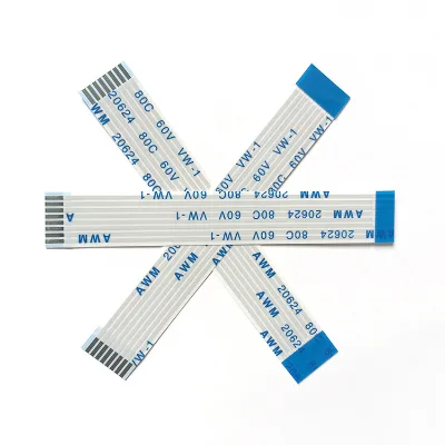 Cable Supplier Customized 0.5mm 1.0mm 1.25mm Pitch FFC Flat Cable for Printer LCD Sreeen