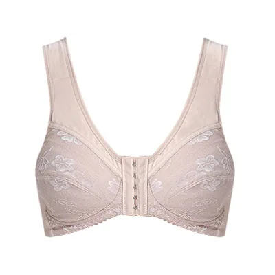 OEM Private Label Front Closure Bra Plus Size Big Cups Ultra Thin and Breathable Full Cup Bra Design