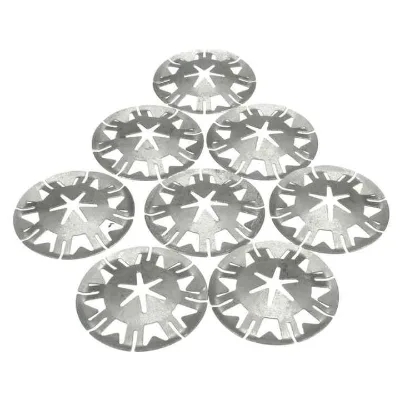 40pcs Steel Heat Shield Clip Nut Washers for VW/Transporter T4 T5 Golf/Lupo/POLO Zinc Plated Surface Split Style