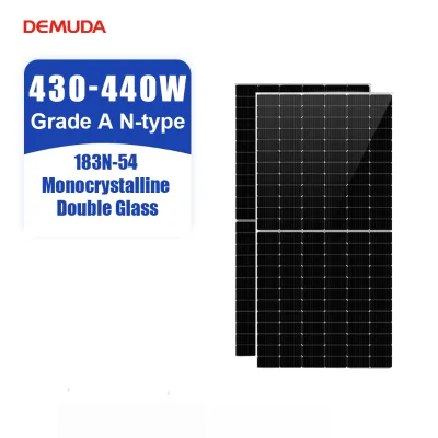 For for JA 182mm 440W 435W 430W P-Type High Efficiency 21.5% 25-Year Warranty Mono Monocrystalline Half Cell Solar Panel