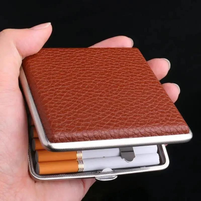 2024 Hot Selling Godblaze Cigarette Smoking Accessories Smoke Shop Cigarette case Cigar Leather case Leather Cigar case