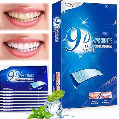 New 9D Tooth Whitening Strips Whitening Designed with Care for a Brighter Smile Whitening Strips for Teeth