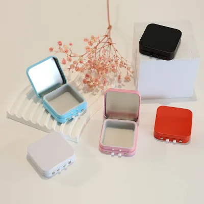Custom Printed in Any Custom Color Child Resistant & Airtight Tin Child-resistant Rectangular Tin Packaging Hinged Tin