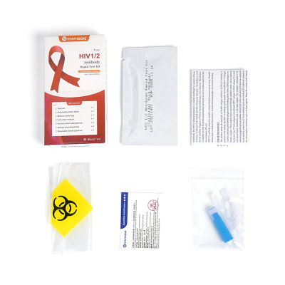 AIDS HIV 1/2 Test Kits Professional Use Blood HIV Rapid Test Kit Anti-HIV Antibody Test Cassette