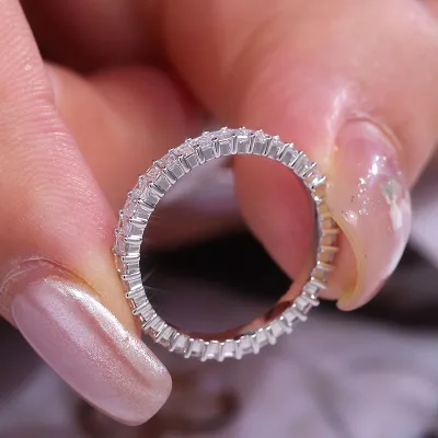 Cheapest Price Classic Colors 10k 14k 18k White Gold Laboratory Grown Diamond Ring with Side Stones for Diamond Ring Men