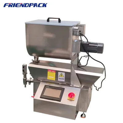 U-Shaped Semi-Automatic Rotor Pump Filling Machine for Peanut Butter Chili Sauce Tomato Paste High Viscosity Sauce Filler