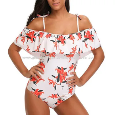 Ladies one piece swimwear, sexy, fashion and printing and comfortable