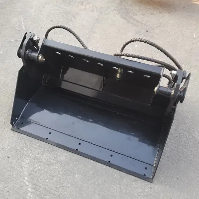 Skid Steer Attachments 4 in 1 Bucket Attachments for Mini Skid Steer Loader Track Loader