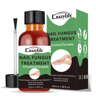 Multi-Purpose Nail Repair Solution with Tea Tree Oil Liquid Moisturizer for Discolored Damaged Nails Plant Drops Hand Care