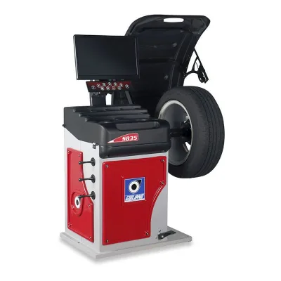 High Quality Auto Tire Wheel Balancing Machine Car Wheel Balancer Giuliano S835 Wheel Balancer