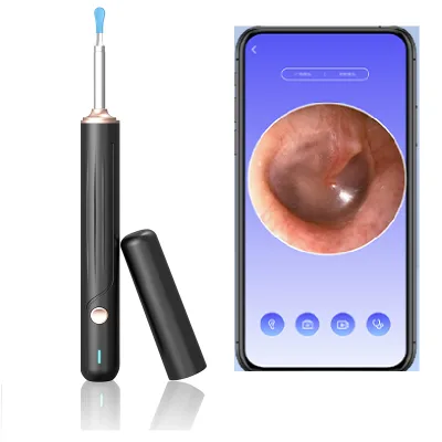 Custom Logo Manufacturer 1080P HD Camera Ear Wax Remover  Compatible With iPhone & Android Phones Visual Otoscope