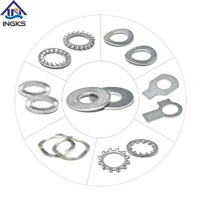 Aluminium Star Lock Washers DIN6798 M4 M6 M8 M10 Single Coil Spring Plain Finish for General Industry Export Carton CN;JIA