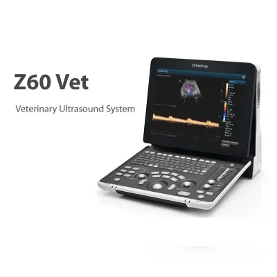 Mindray Z60Vet Portable Veterinary Color Doppler Ultrasound Machine Class II CE Certification 1 Year Warranty Metal/Plastic