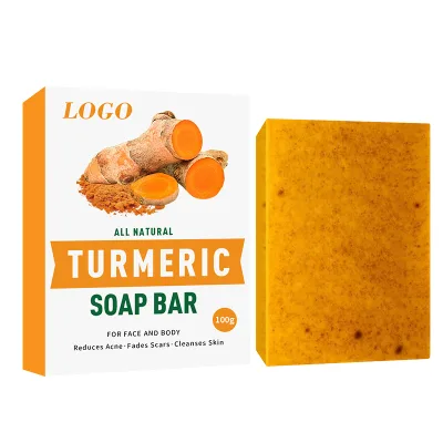 Custom Neem Turmeric Honey Soap Bar Glow Beauty Facial Body Whitening Skin Lightening Dark Spots Organic Handmade Smell Remover