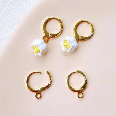 GP Round Huggie Hoop Earring with Closed Ring S925 Silver Minimalist Ear Wires Permanent Jewelry Wholesale Price