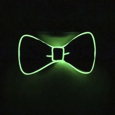 EL Wire Neon Light Bow Tie Necktie LED Men Party Lights Wedding Bow Tie