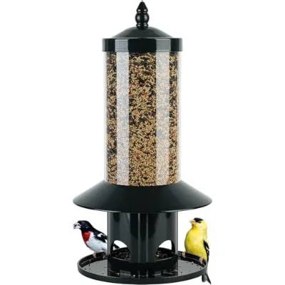 Bestselling Metal Bird Feeder Prevent Squirrels From Stealing Food Prevent Rainwater