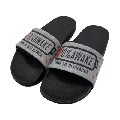 Slides for Men Quick Drying Non-Slip Comfortable Non-Slip Rubber Outsole Open Toe Slides Sandal