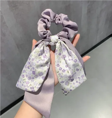 Wholesale Ponytail Holder Hair Tie Kids Hair Accessories Rubber Bands with Butterfly Design