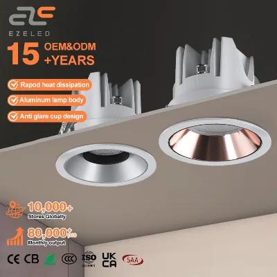 High Brightness Spot Light Aluminum Material 10w/15w/20w Output Power and 24/36/60° Beam Angle Adjustable Led Spotlights