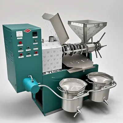 200kg/h Capacity Cooking Oil Making Soybean Sunflower Oil Presser Sesame Peanut Seeds Oil Press Machine