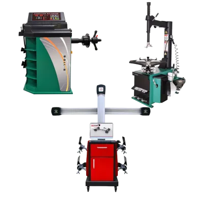 Tire Changer Wheel Alignment Wheel Balancer Full Set Combo