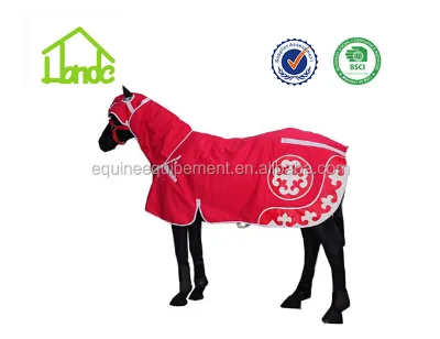 Red Designer Turnout Horse Rugs Horse Rugs Winter Waterproof