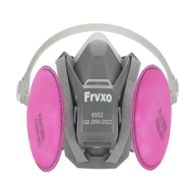 Hot Selling Half Face Mask 6502 Air Breathing Apparatus Gas Mask Respirator With 2097 Filter Air Valve Fire Fighting Mask