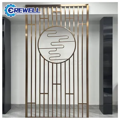 Contemporary Metal Room Separator Waterproof Interior Divider Screen Contemporary Arabic Design