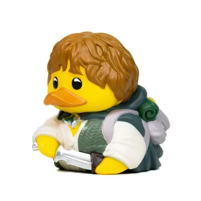 3.5 "rubber Duck Pvc Hand Model Magnifying Glass Duck Cartoon Character Model Doll Cosplay Decoration Doll Duck