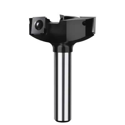 3-Flute T-Shape Spoilboard Router Bit, Grooving & Bottom Cleaning Bit for Trimmer Engraver, Fits PVC, Plywood & Composite Boards