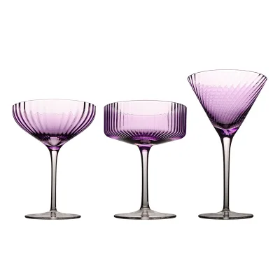 High Quality Wholesale Custom Cheap Purple Cocktail Cup Small Fresh Fashion Cocktail Cup