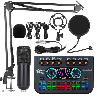 USB Audio Studio Sound Card Interface X3 Voice Changer Effects Board Singing Musical Instrument Mixers 20Hz-20kHz 1200mAh