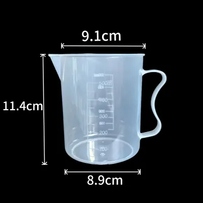 High-temperature Resistant Plastic Measuring Cups With Handles Laboratory Measuring Cups