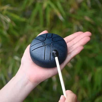 Mini Drum Ideal for Beginners and Professionals Steel Tongue Drum With Mallet