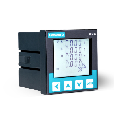 Three-Phase Power Quality Meter with LCD Display RS485 Interface IoT Device Wattmeter for PLC