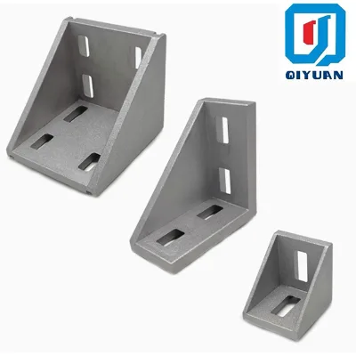 Die Cast Bracket /Industrial aluminum profile accessories connectors- die-cast Angle aluminum